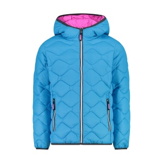 CMP quilted jacket with padding (water-repellent, warm) turquoise blue children